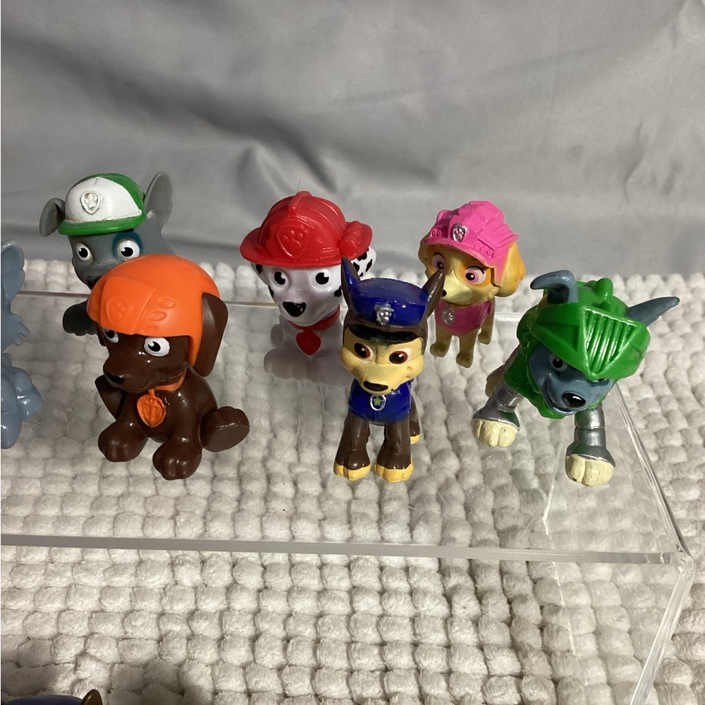 Paw Patrol Lot of 14 Mini 2” Figures: Chase, Skye, Rex, Rubble & More - Picture 5 of 12